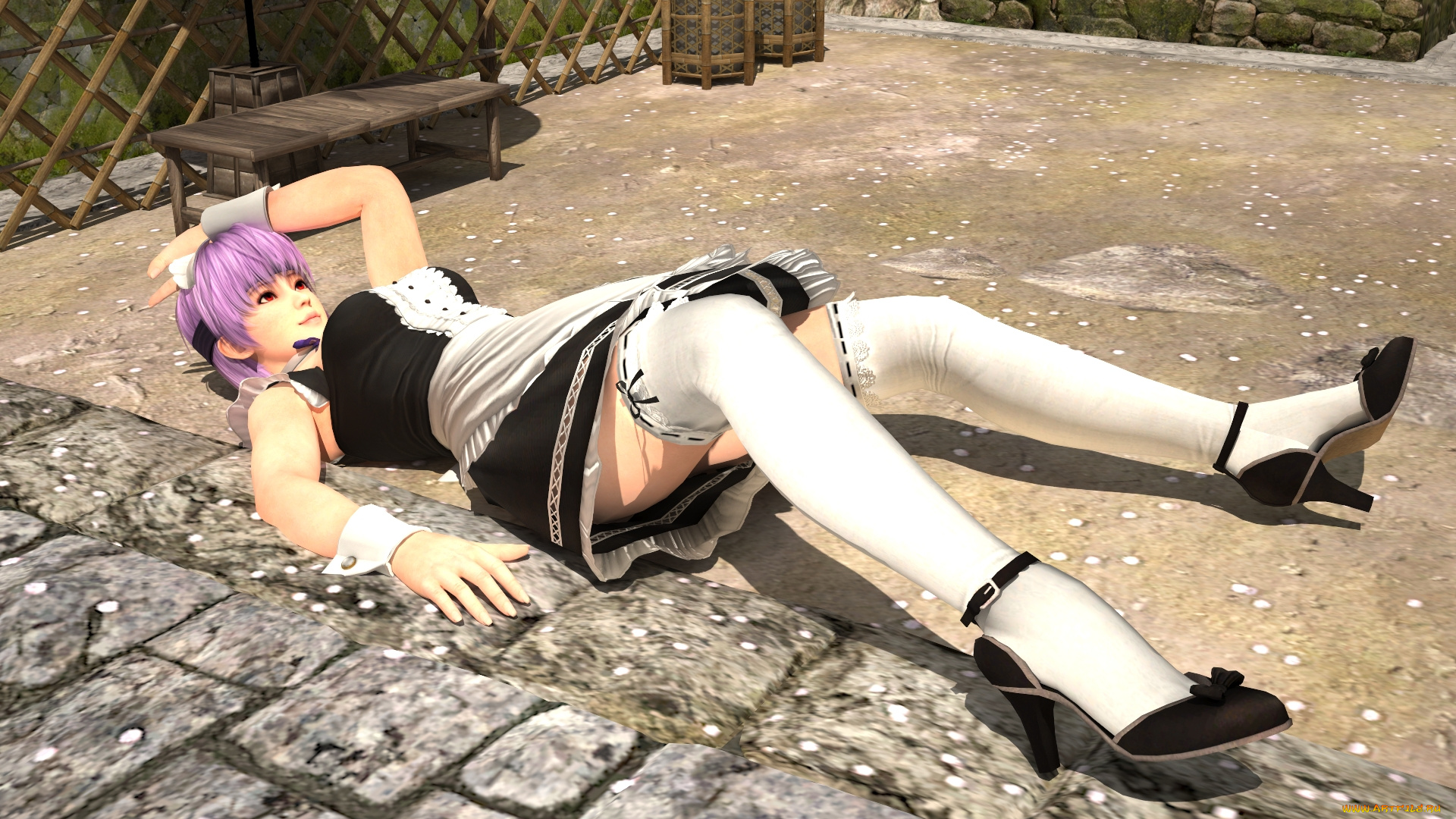 3д, графика, аниме, , anime, фон, взгляд, девушка