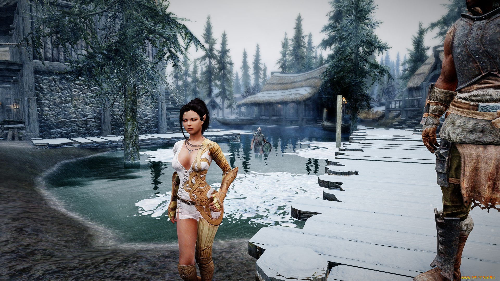 3д, графика, фантазия, , fantasy, девушка, фон, взгляд