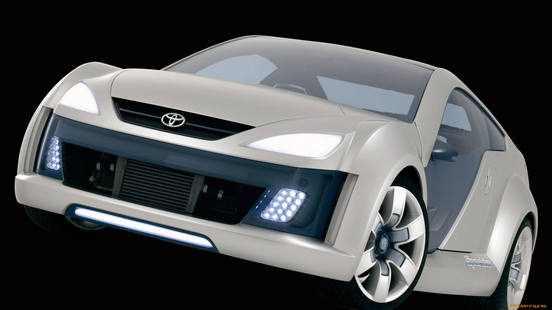 toyota, sportivo, coupe, concept, 2004, автомобили, 3д, toyota, sportivo, coupe, concept, 2004