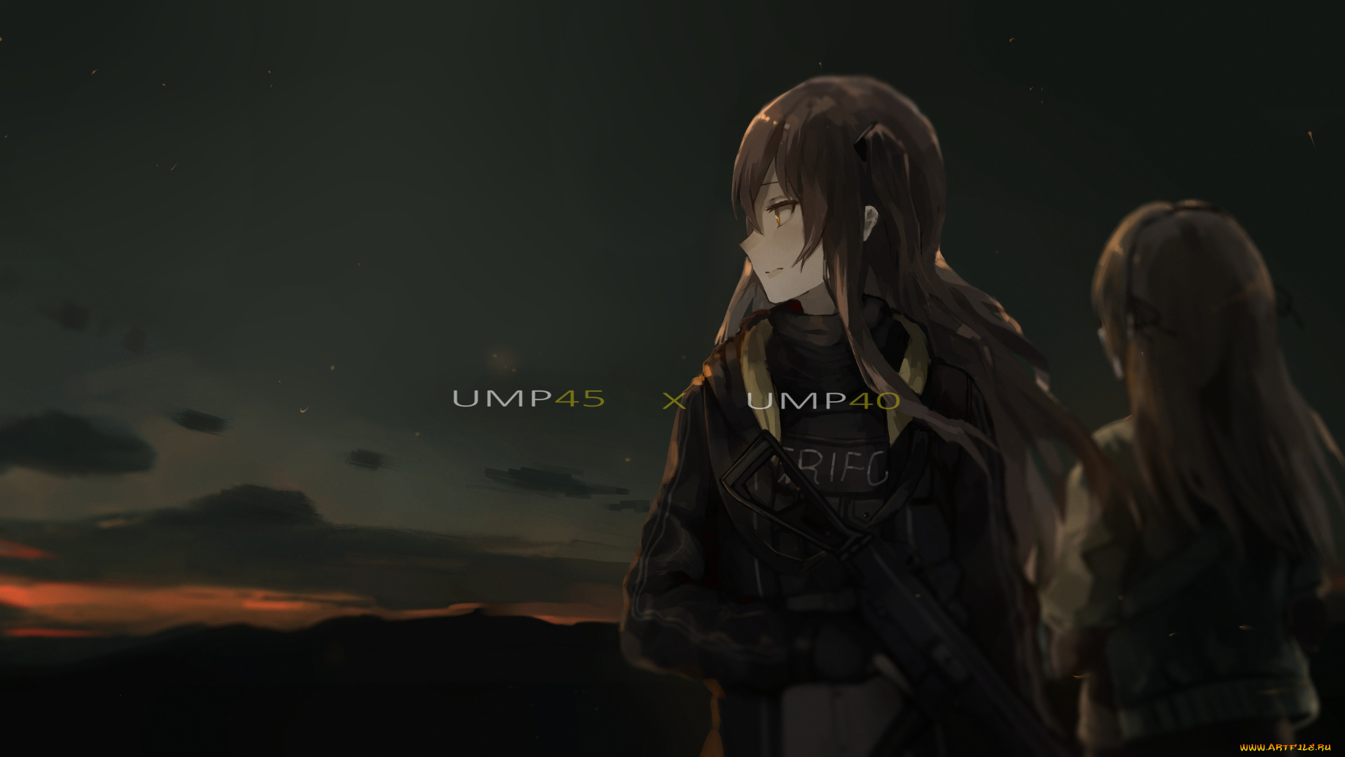 аниме, girls, frontline, girls, frontline