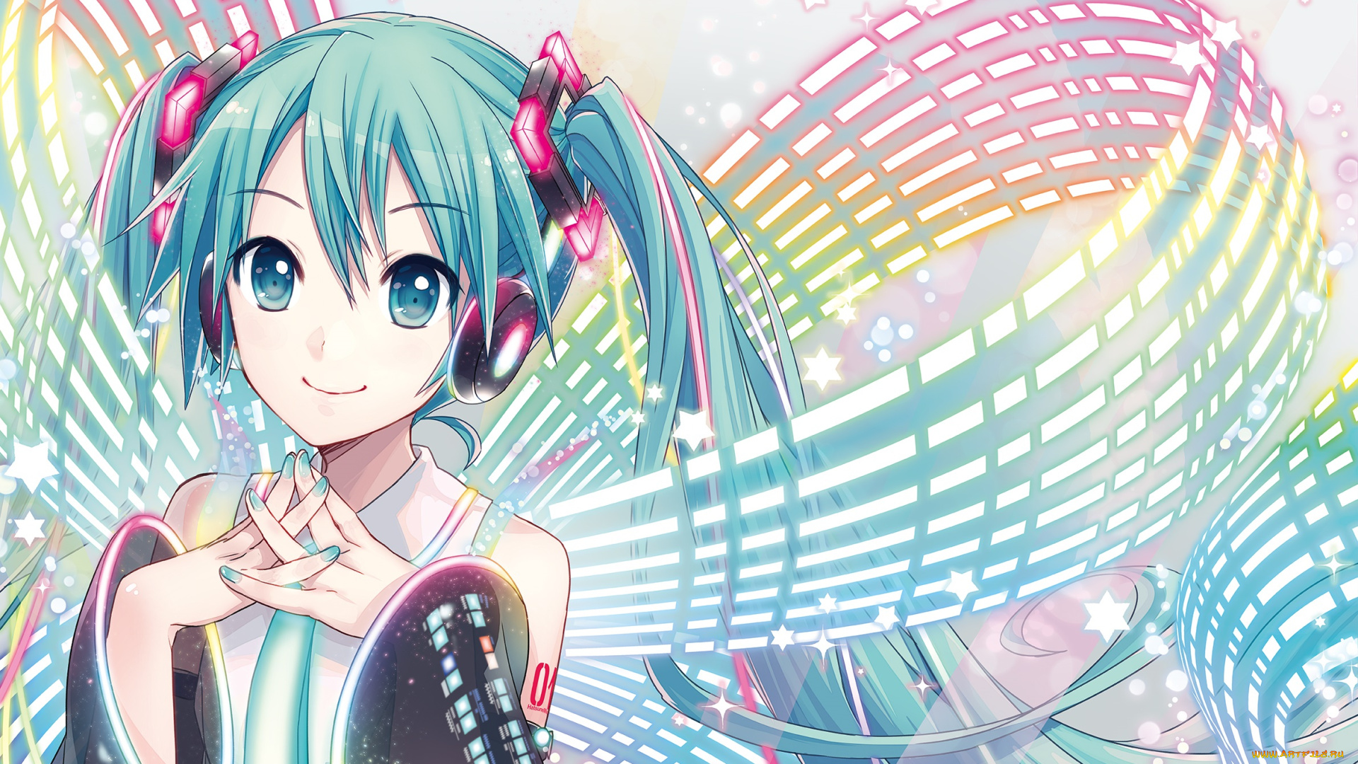 аниме, vocaloid, hatsune, miku
