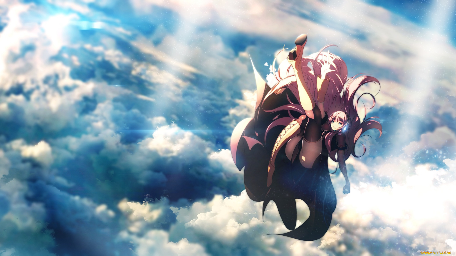 аниме, vocaloid, megurine, luka