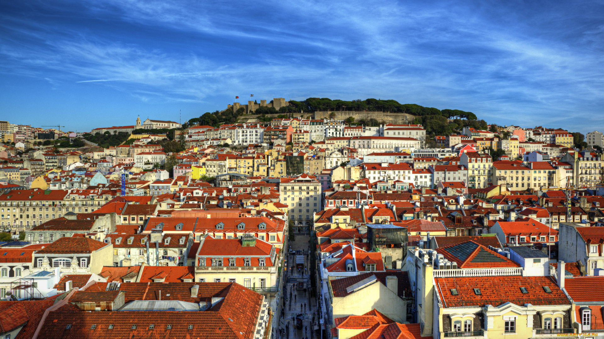 lisbon, города, лиссабон, , португалия, панорама
