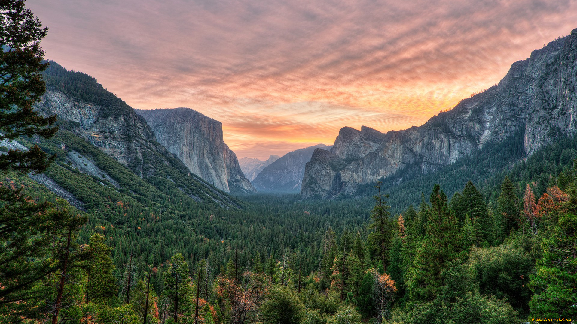 природа, горы, простор