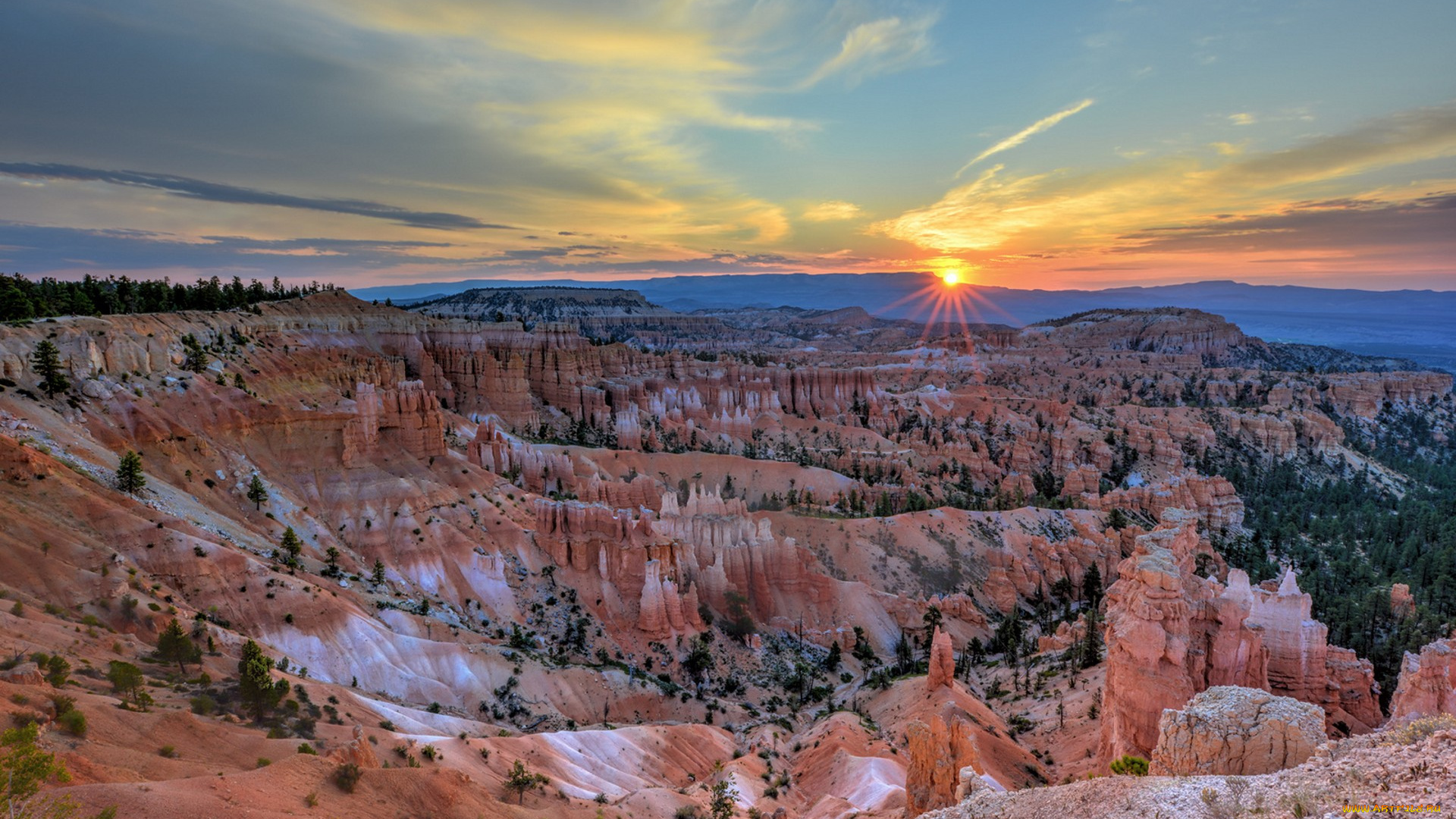 природа, горы, простор