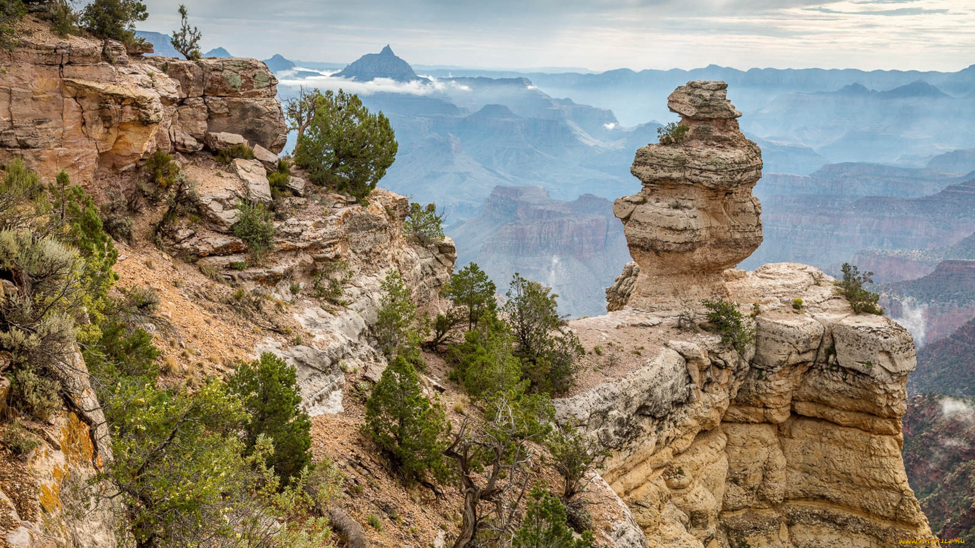 природа, горы, простор