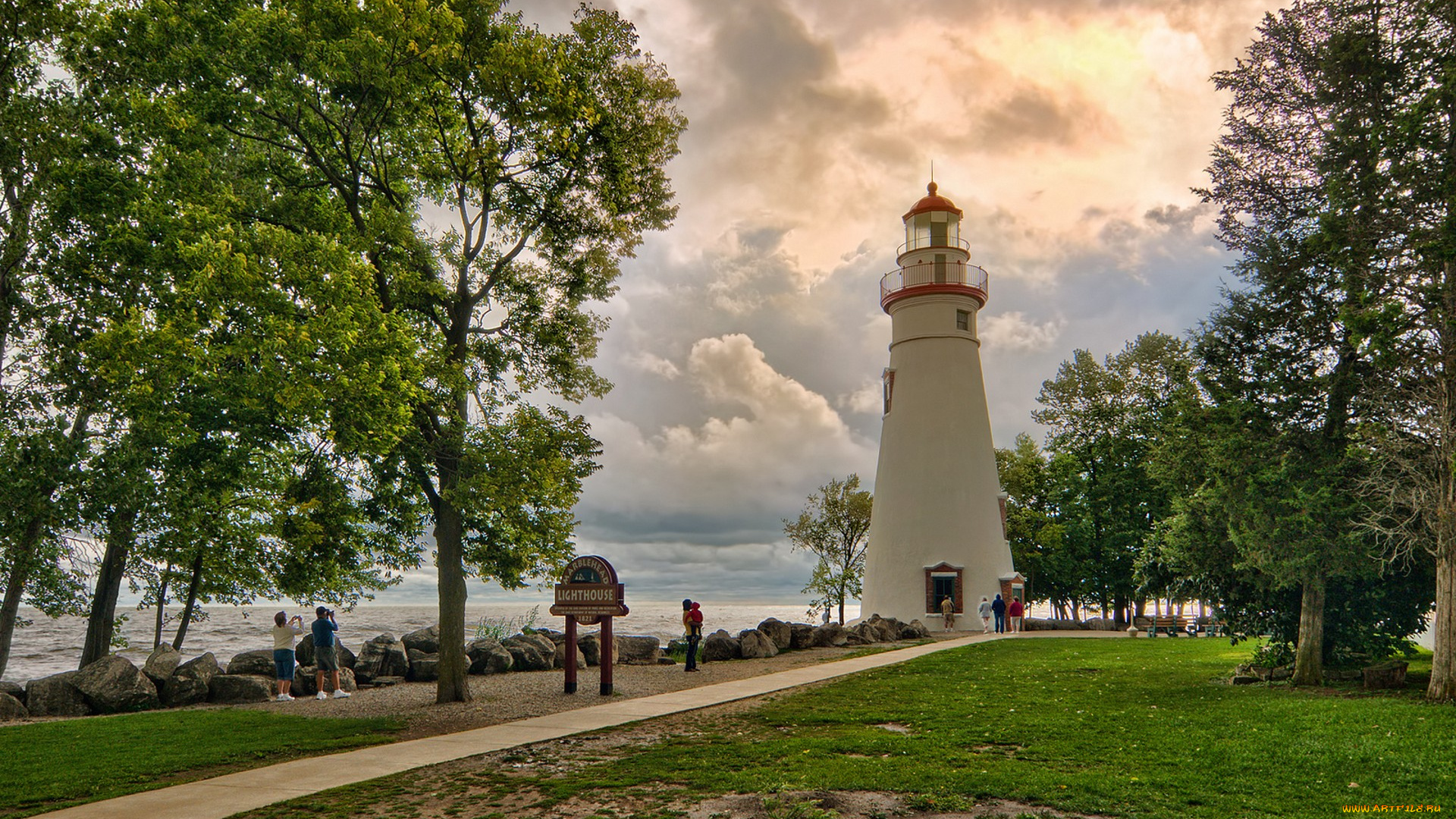 природа, маяки, простор