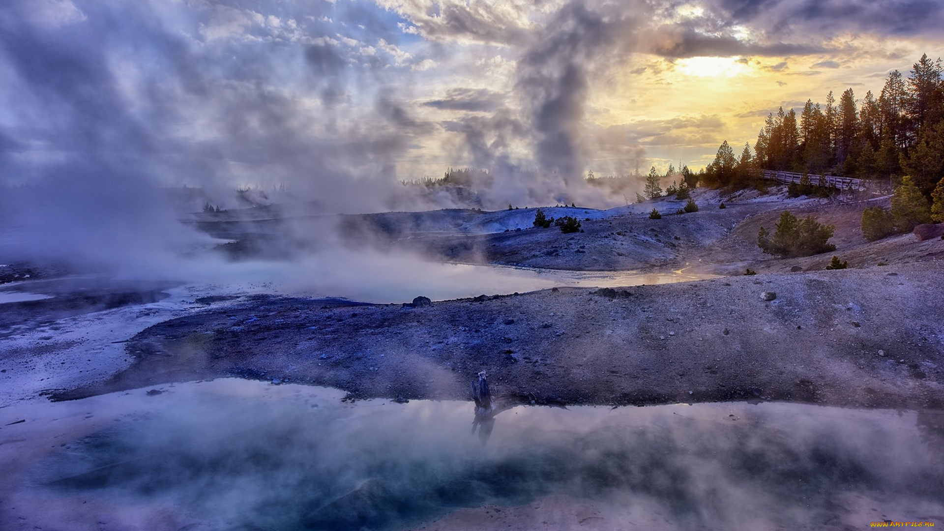 природа, побережье, простор