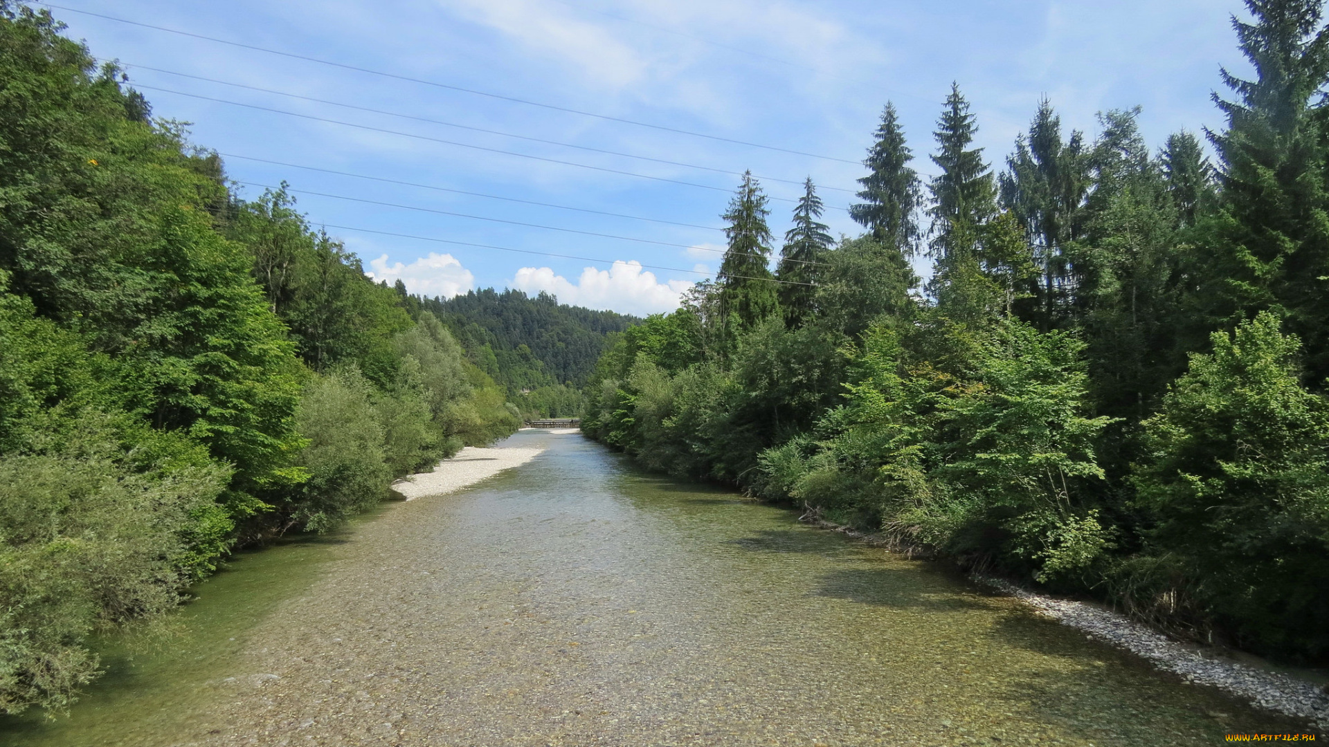 природа, реки, озера, река, горы