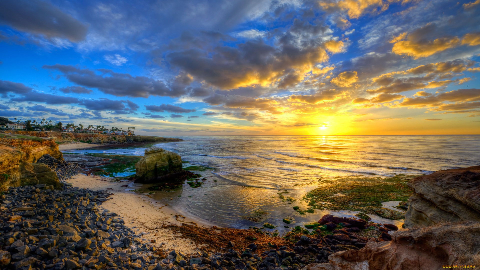 природа, восходы, закаты, простор