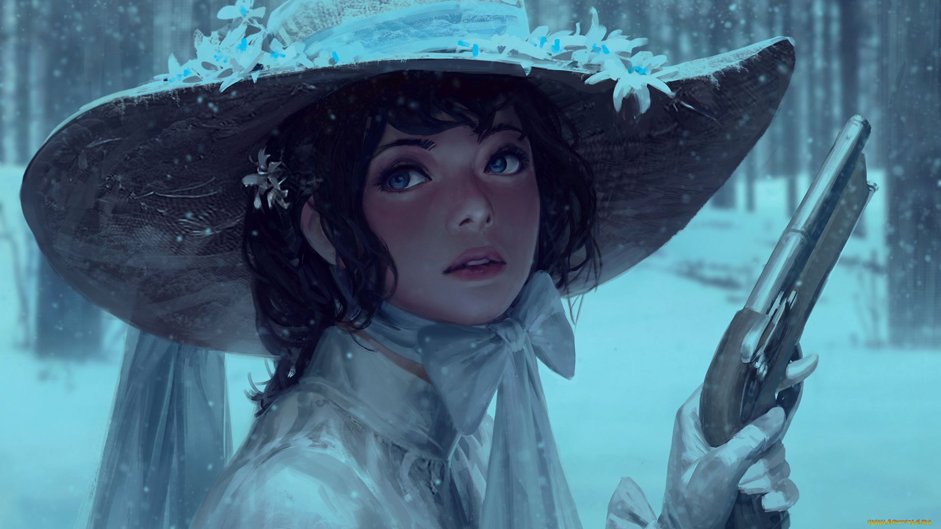рисованное, люди, guweiz