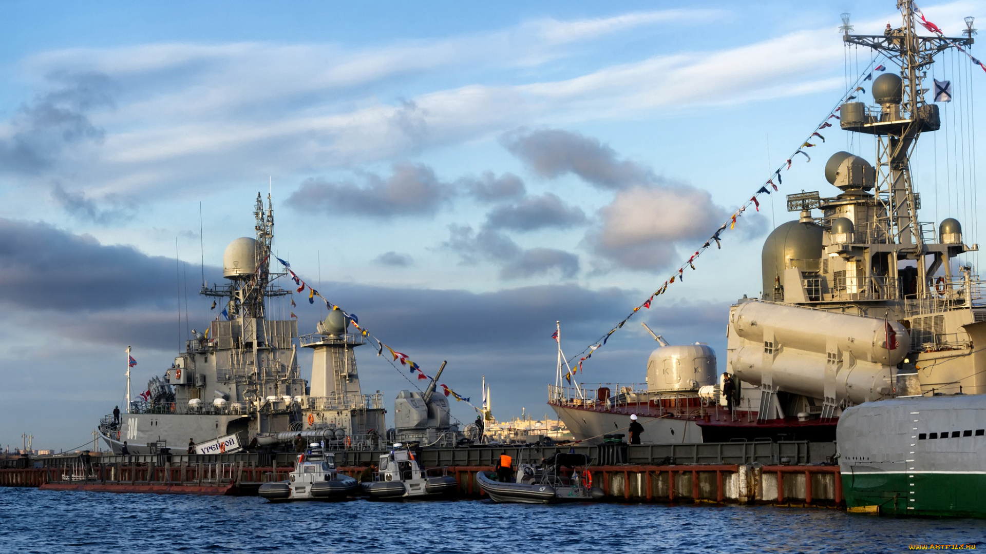 вмф, россии, на, реке, неве, корабли, разные, вместе, река, флот