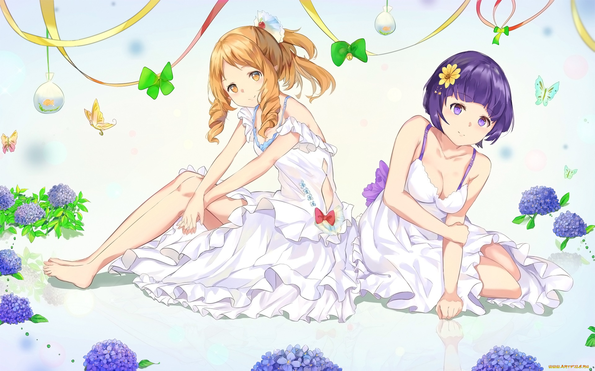 аниме, eromanga-sensei, фон, взгляд, девушки