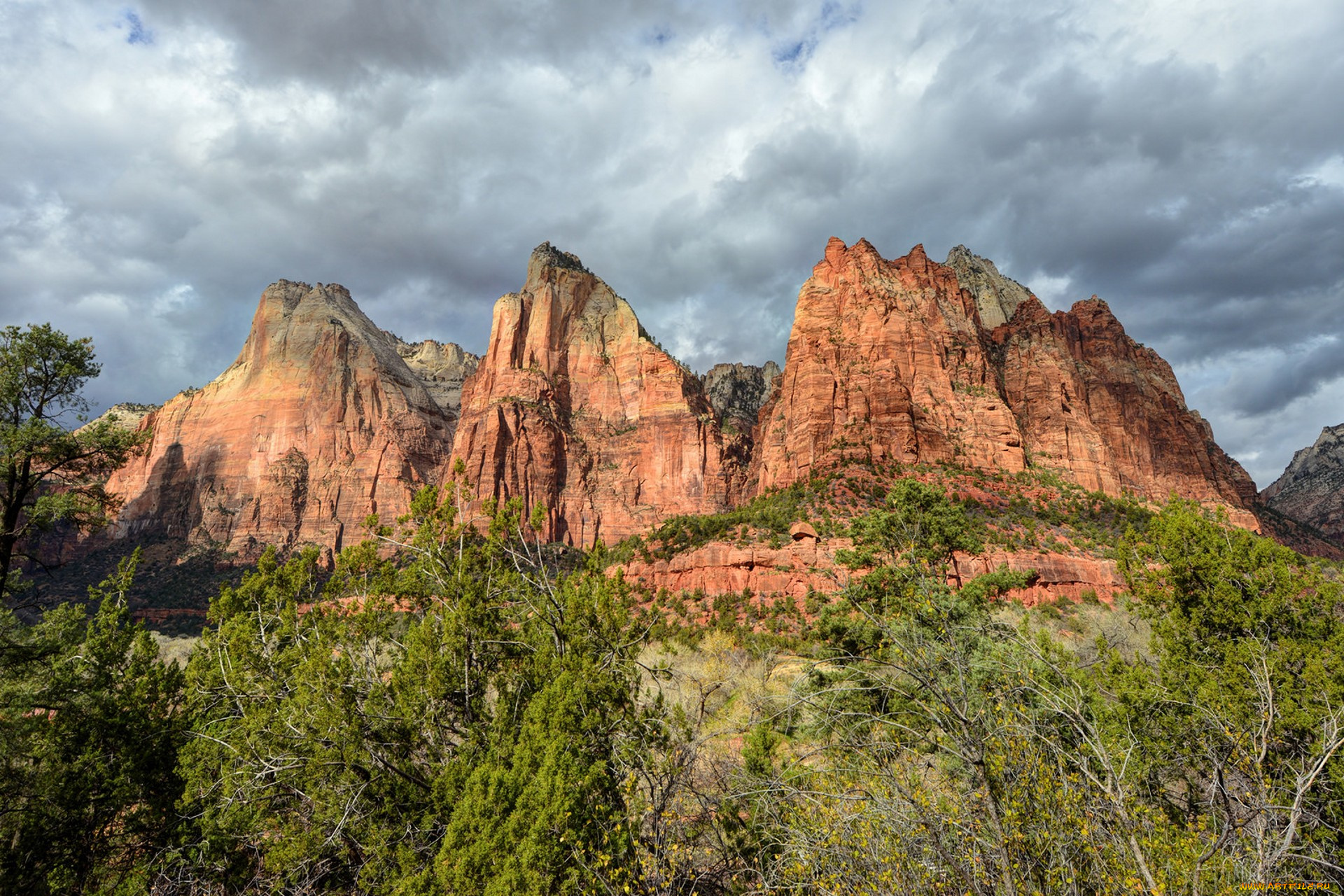 природа, горы, простор