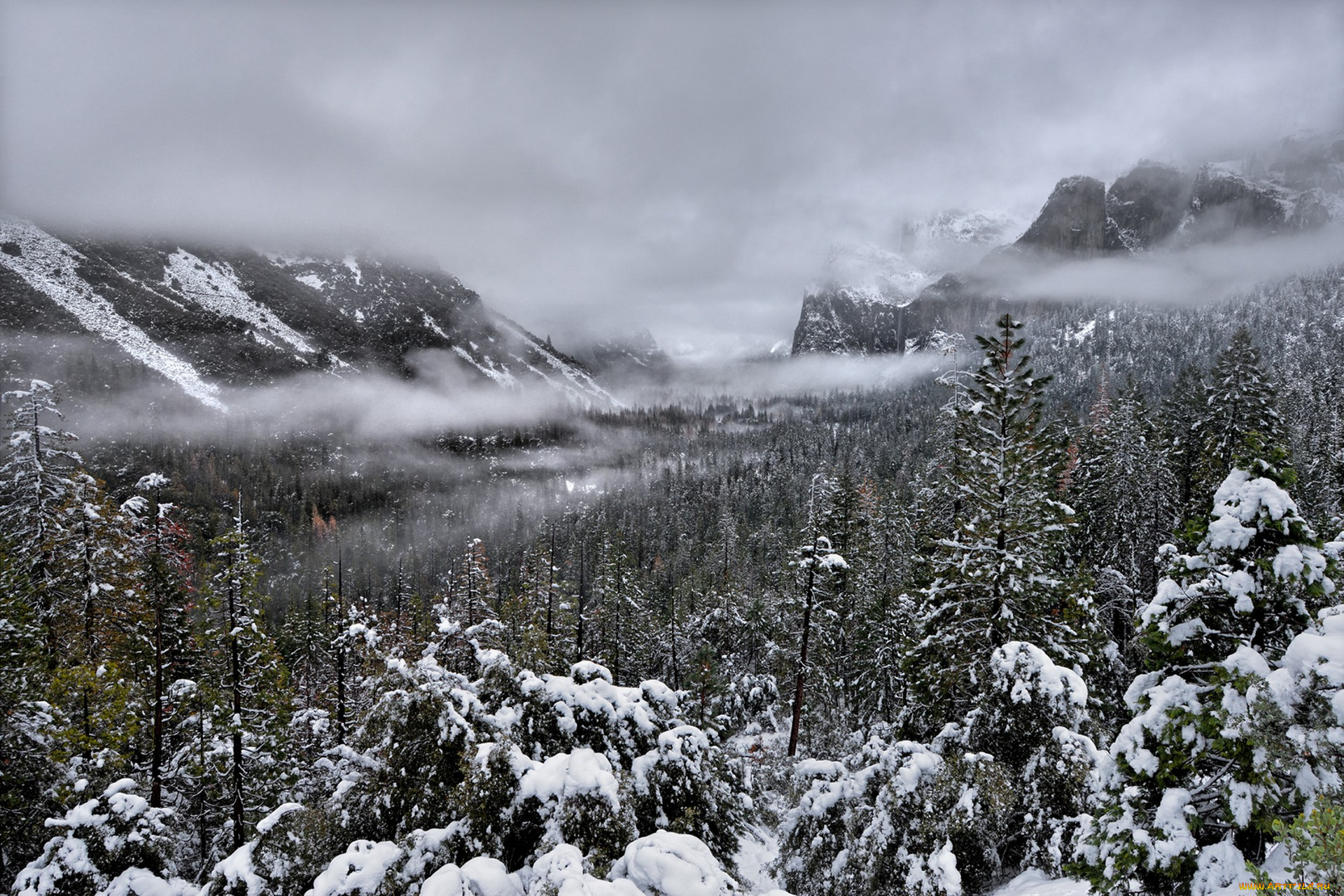 природа, горы, простор