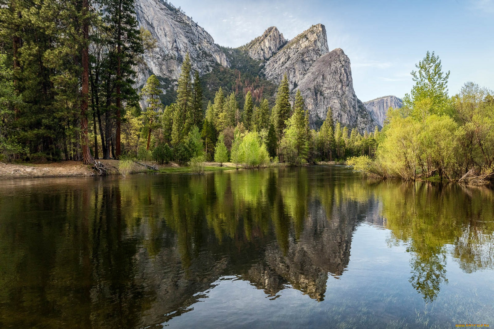 природа, реки, озера, простор