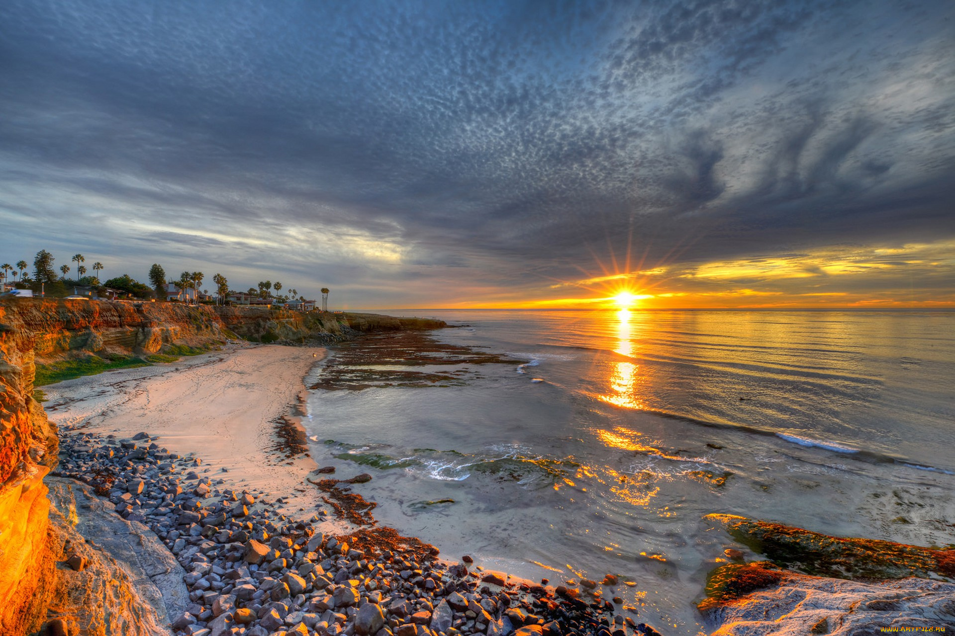 природа, восходы, закаты, простор