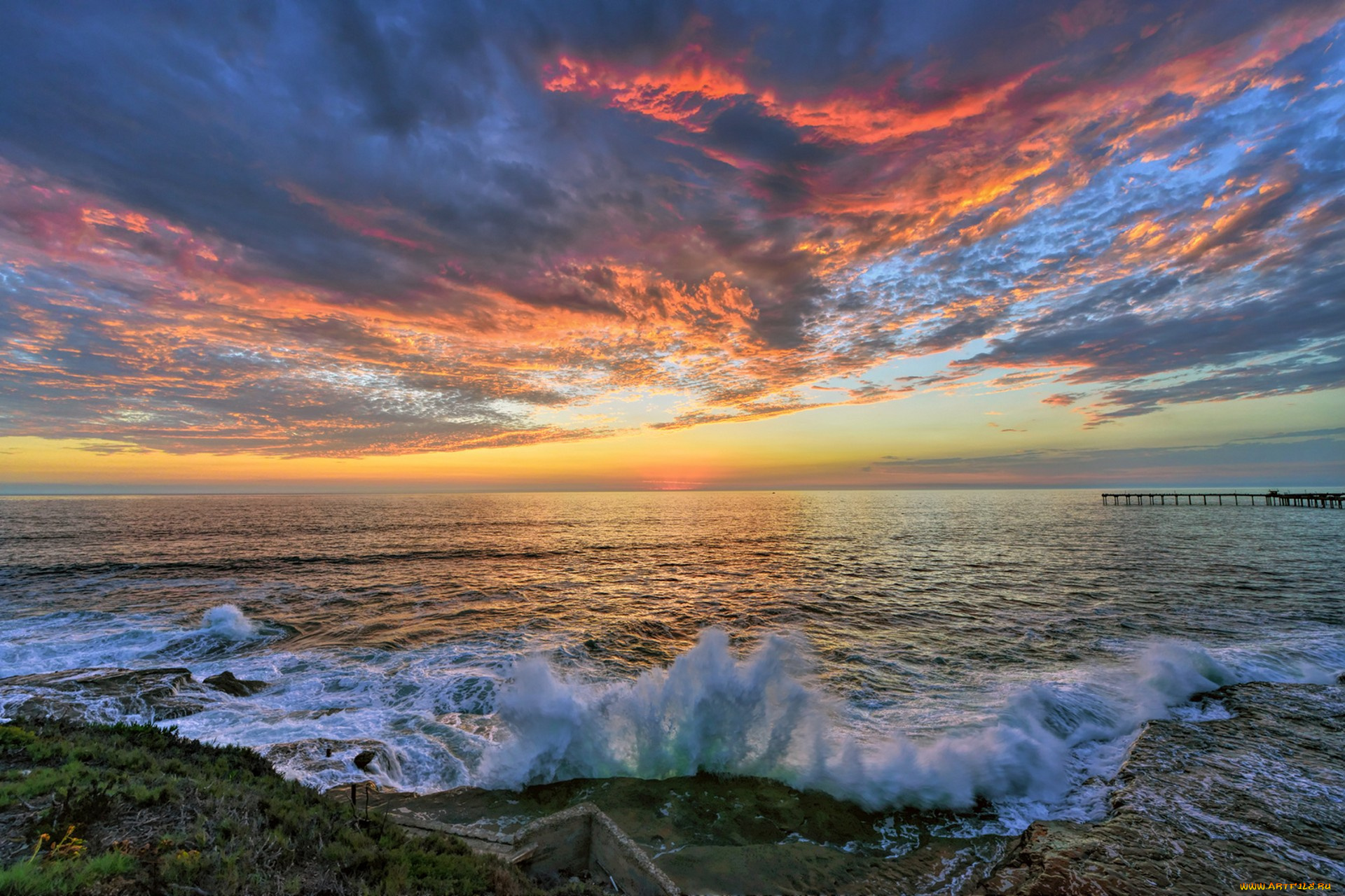 природа, восходы, закаты, простор