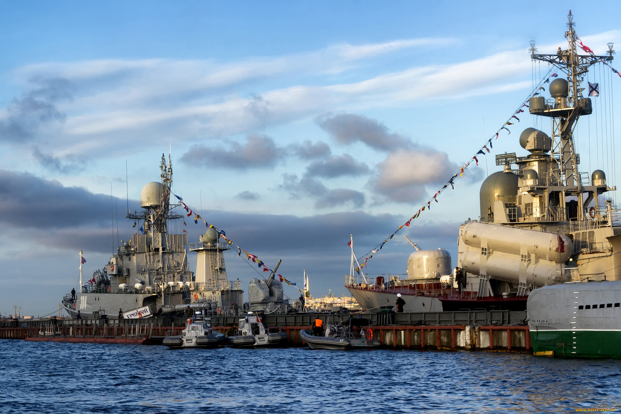 вмф, россии, на, реке, неве, корабли, разные, вместе, река, флот