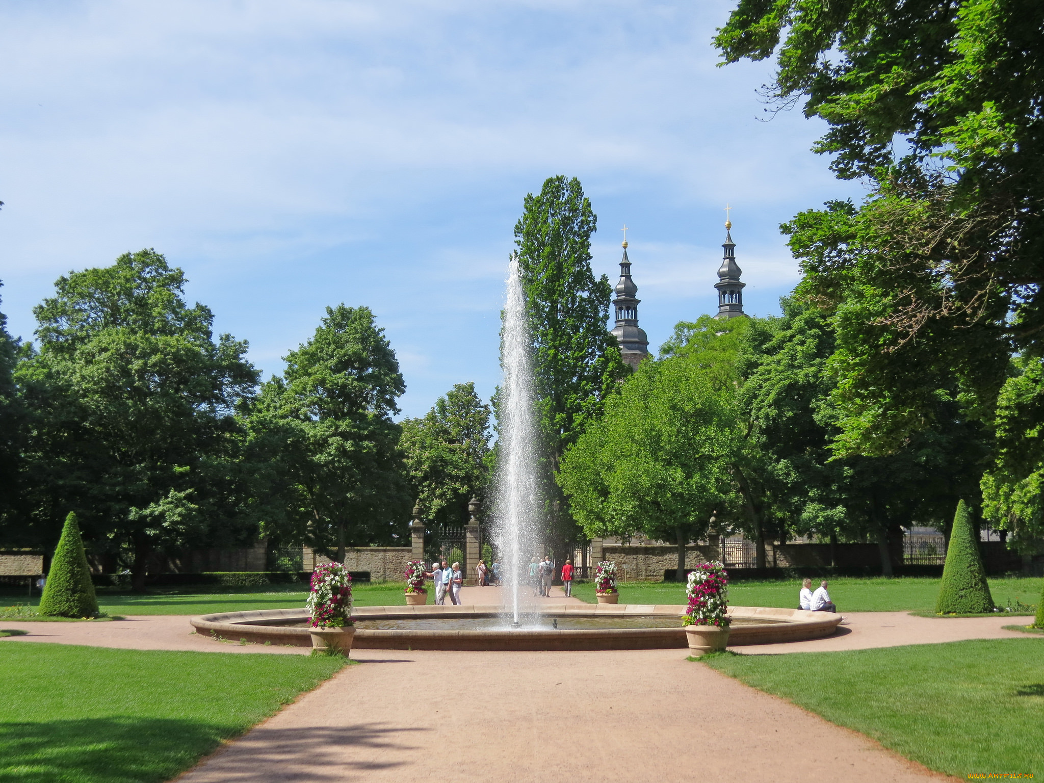 города, -, фонтаны, фонтан