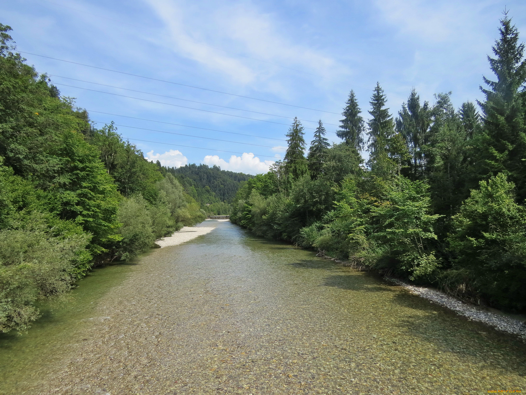 природа, реки, озера, река, горы