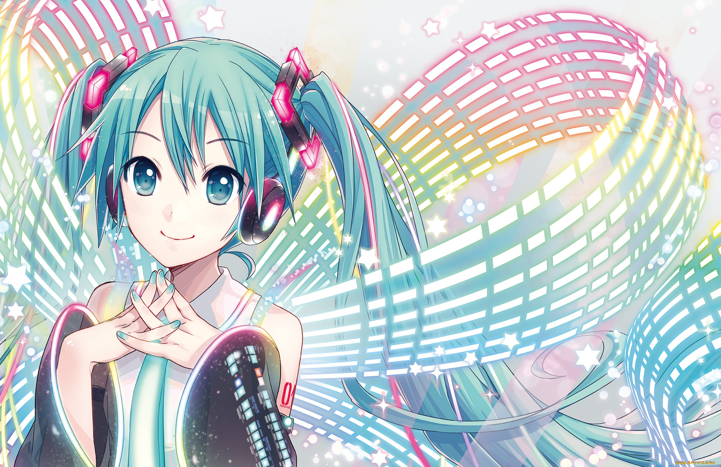 аниме, vocaloid, hatsune, miku