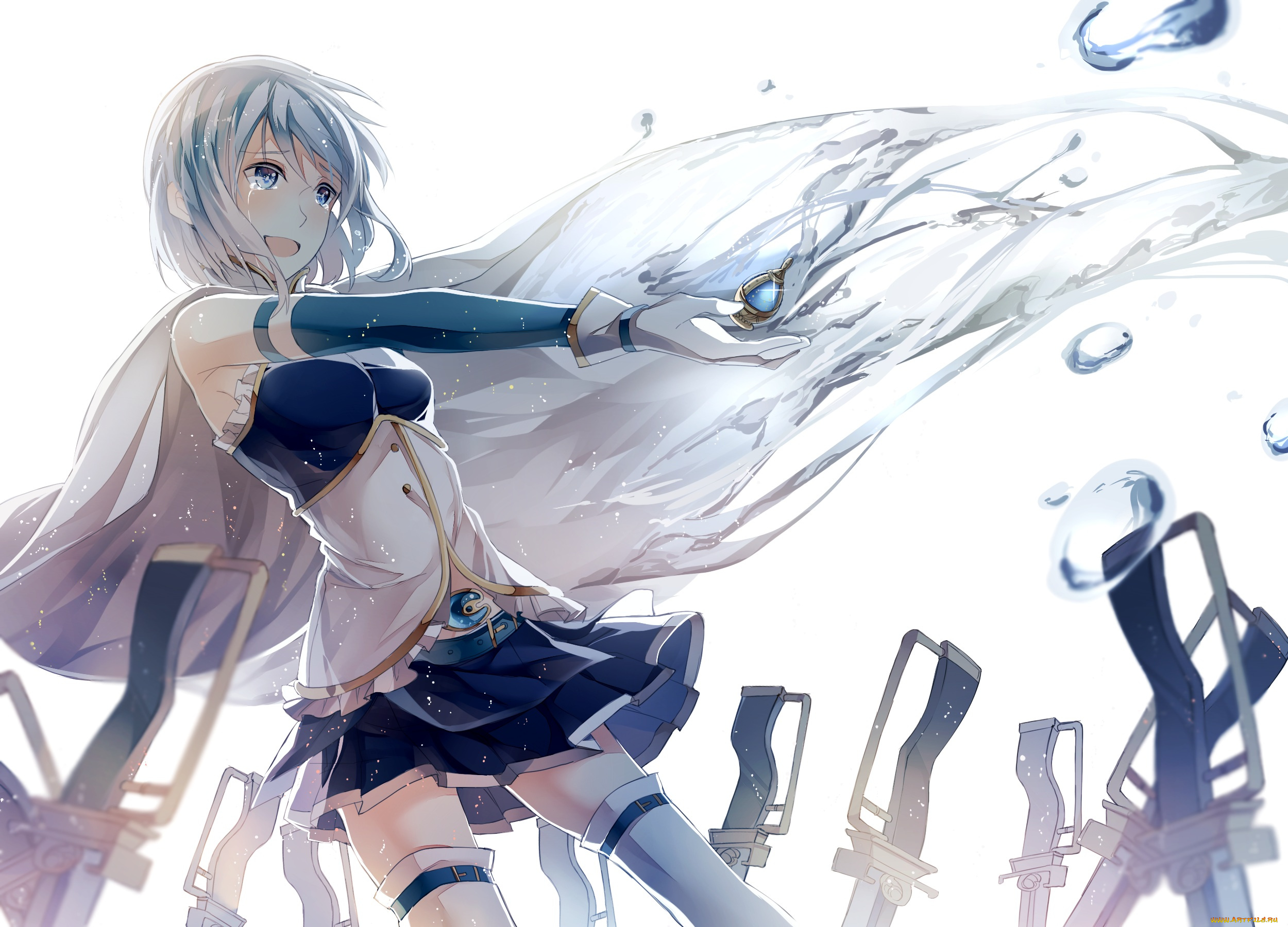 аниме, mahou, shoujo, madoka, magika, девушка