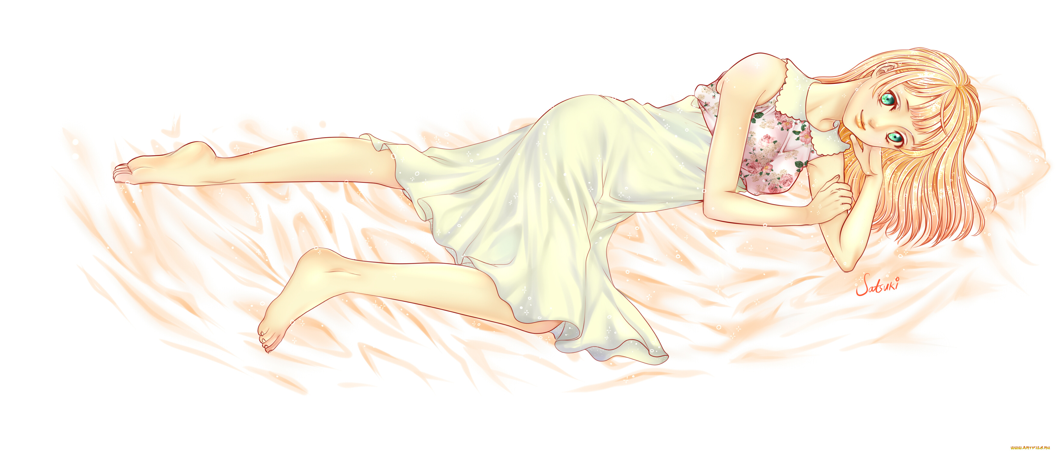 аниме, unknown, , другое, , фон, взгляд, девушка