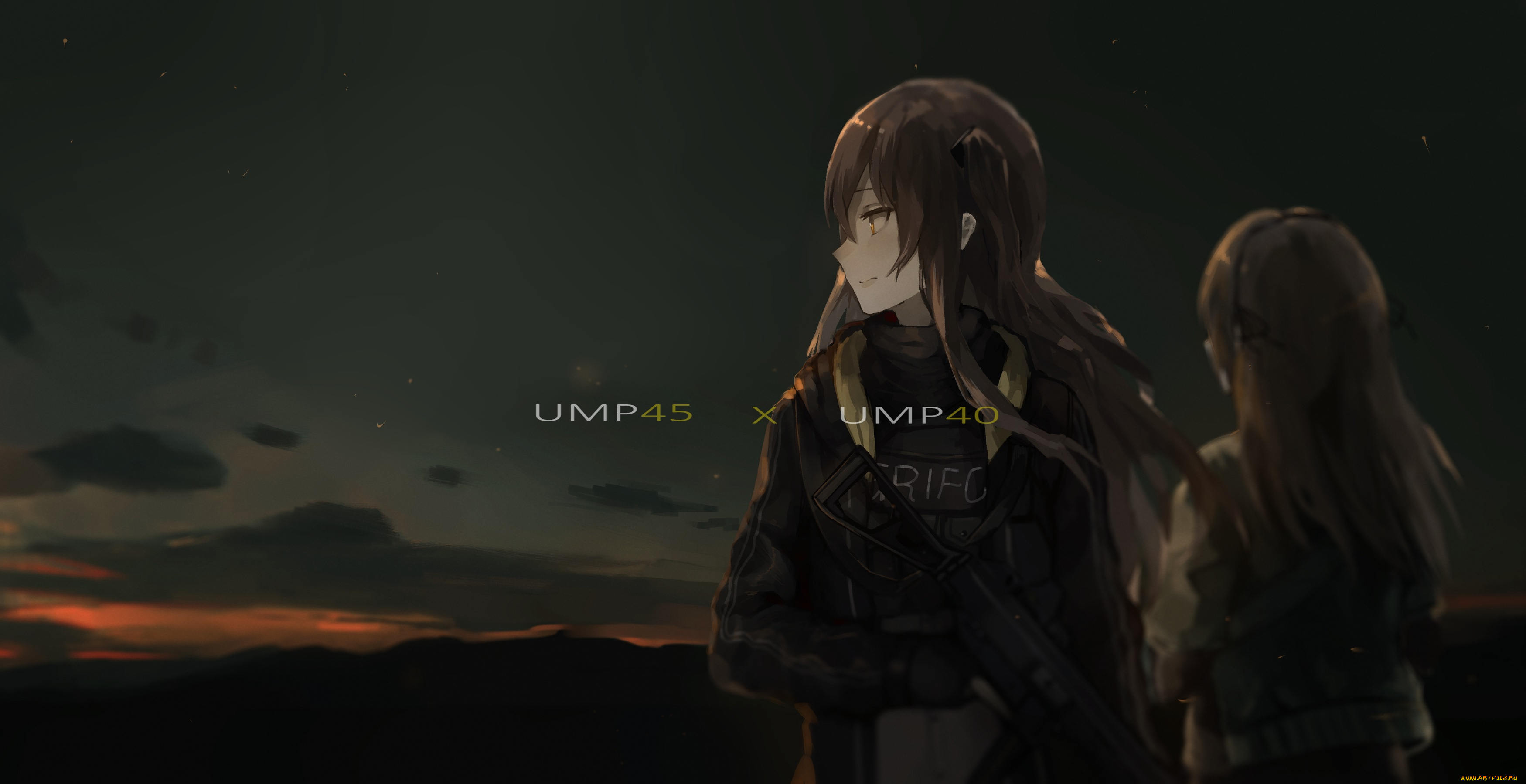 аниме, girls, frontline, girls, frontline