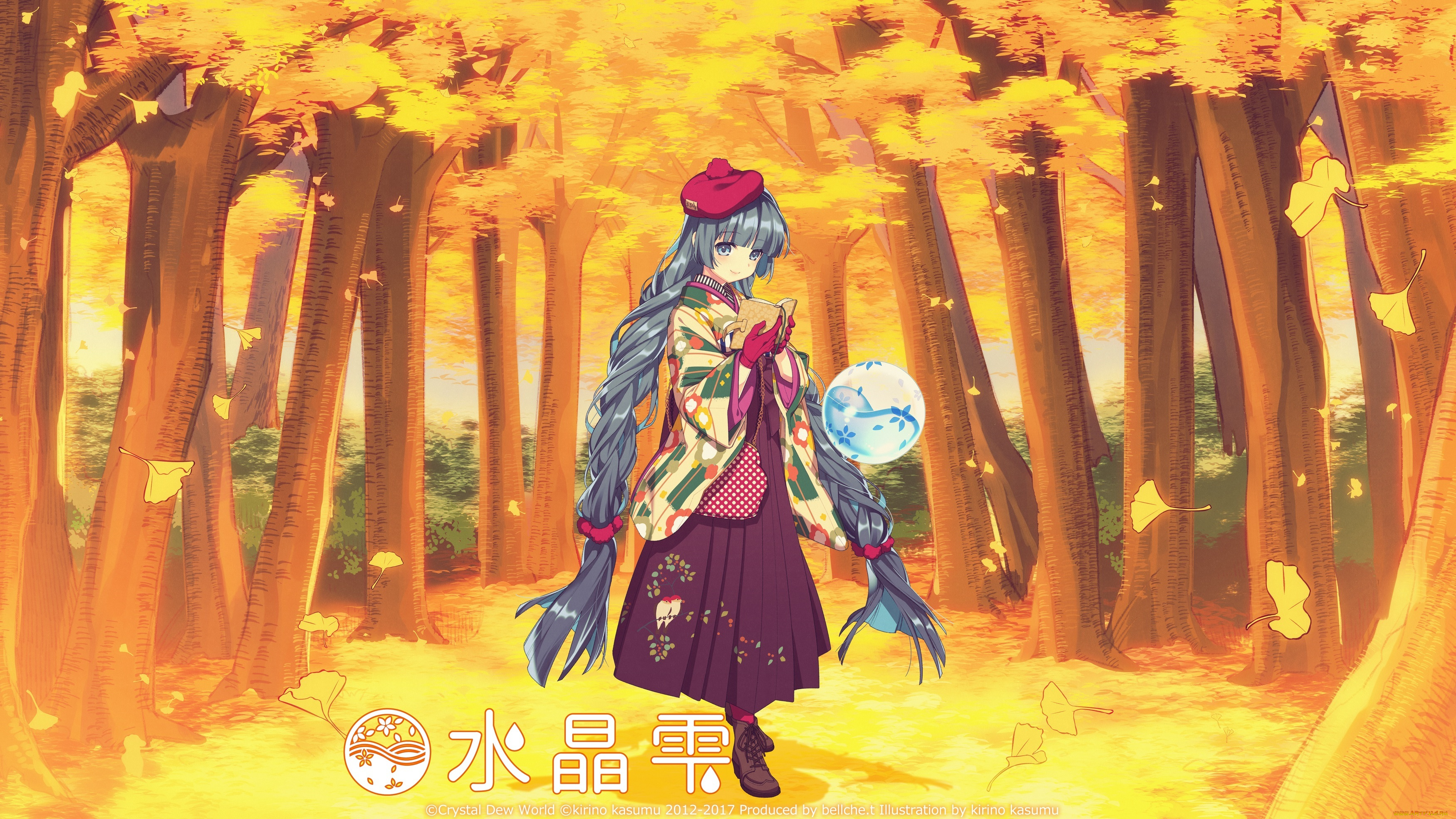 аниме, пейзажи, , природа, crystal, dew, world