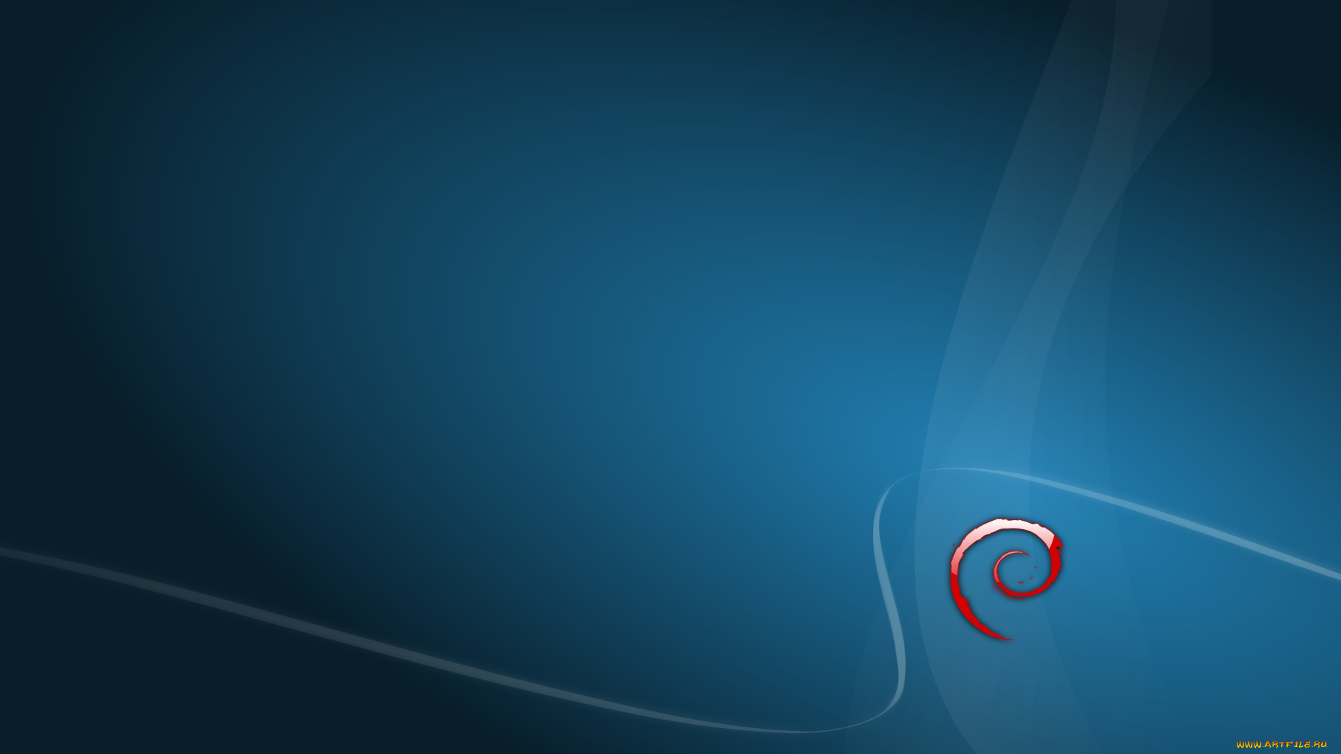 компьютеры, debian, фон, логотип
