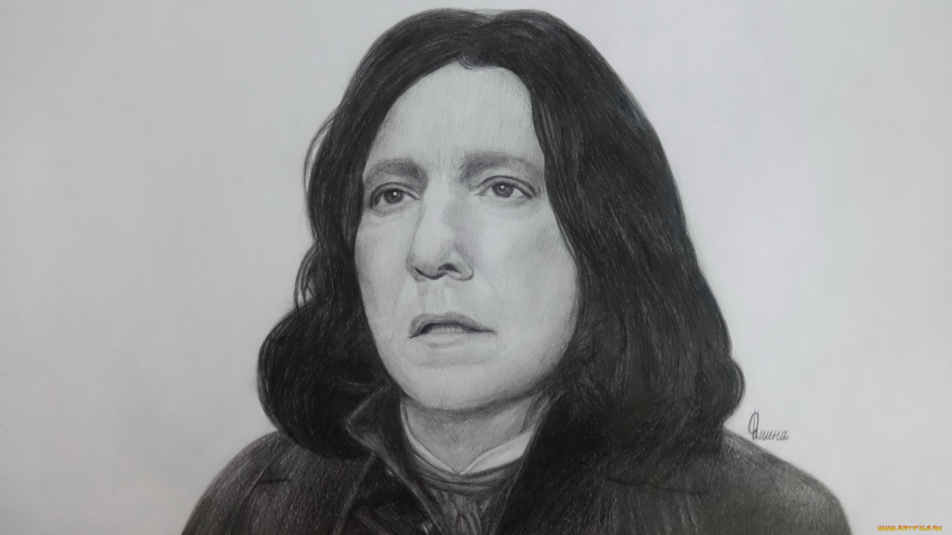 рисованное, кино, северус, снейп, профессор, лицо