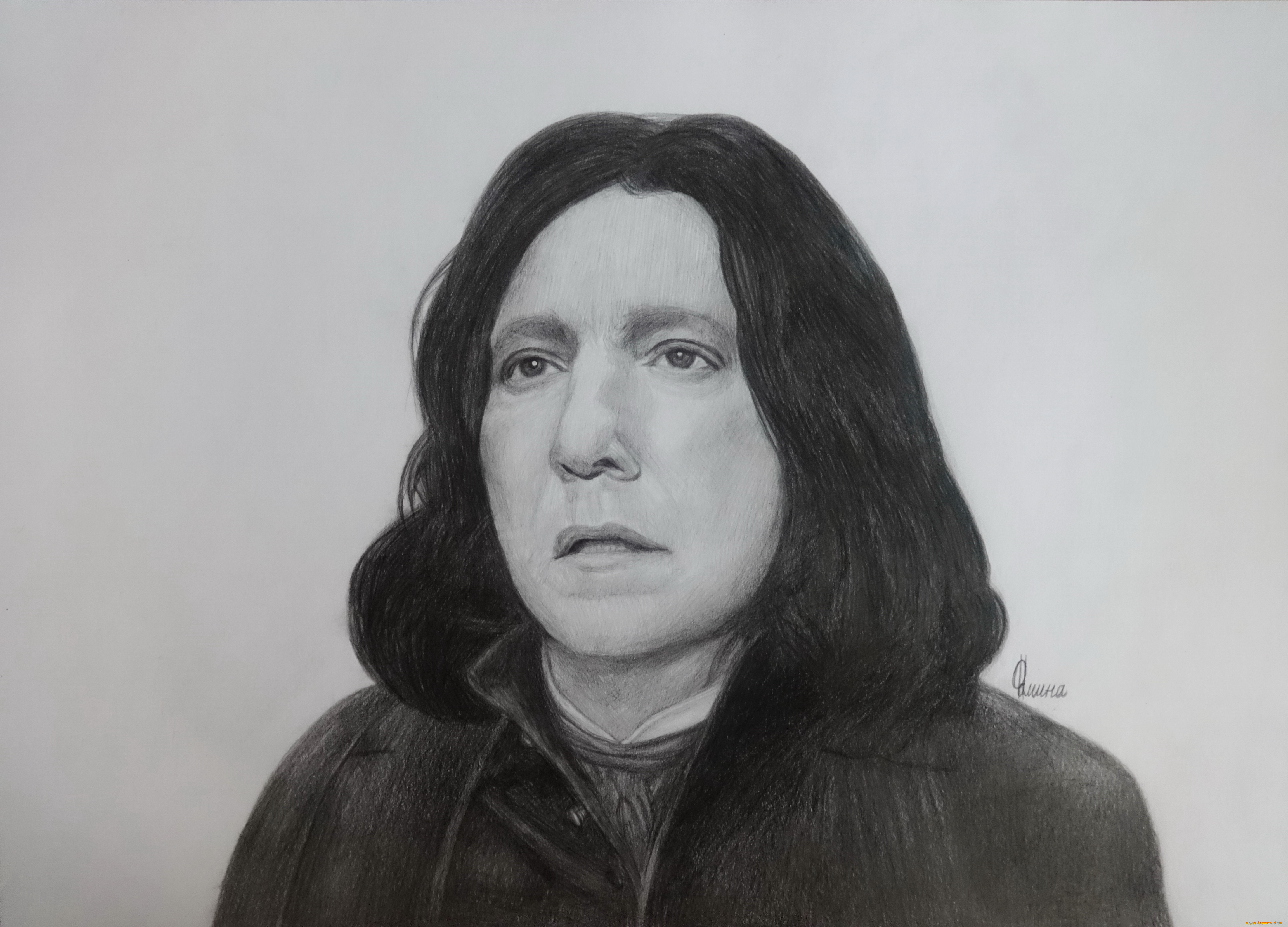 рисованное, кино, северус, снейп, профессор, лицо