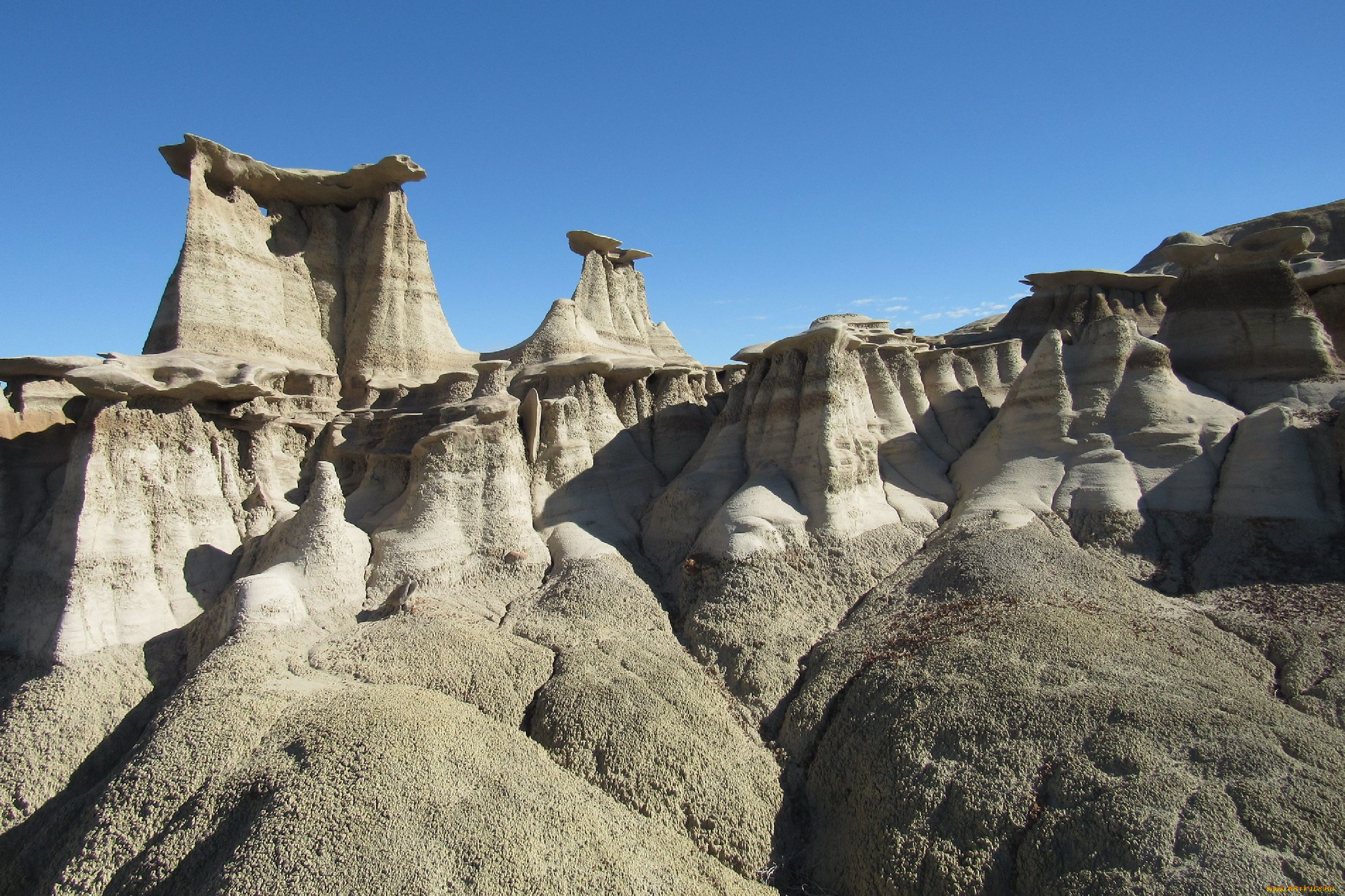 bisti, badlands, new, mexico, природа, горы, bisti, badlands, new, mexico
