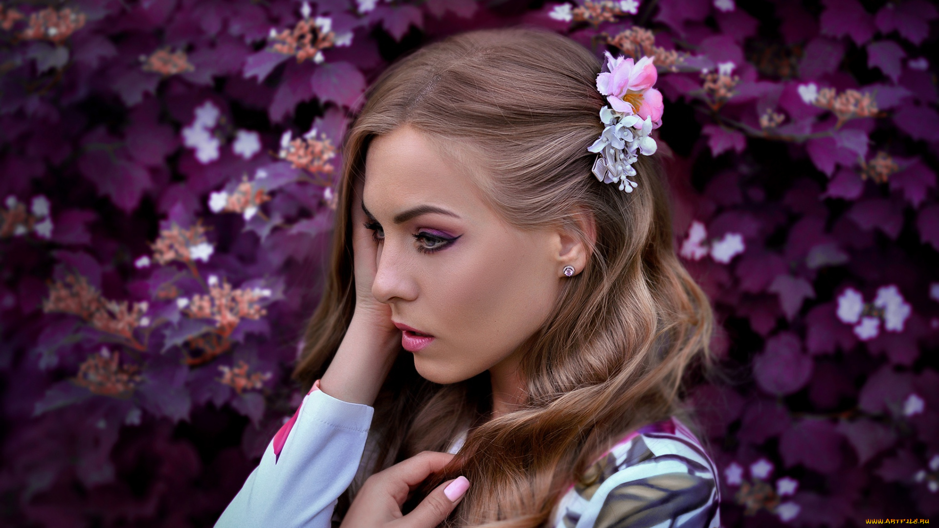 девушки, -, лица, , портреты, девушка