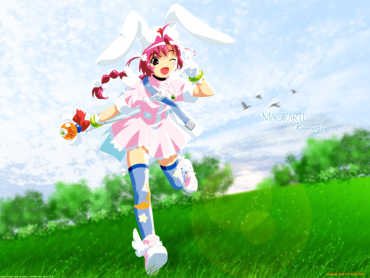 аниме, nurse, witch, komugi, chan