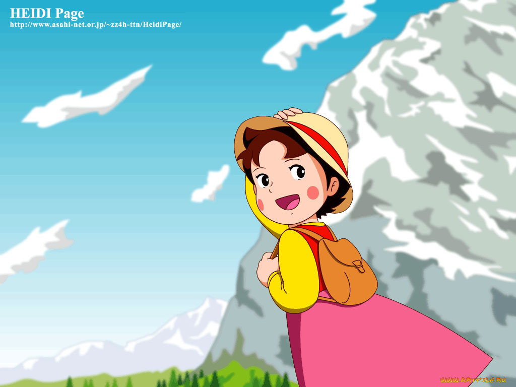 heidi, page, аниме
