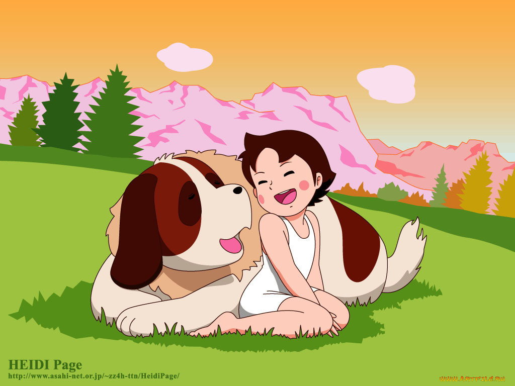 heidi, page, аниме