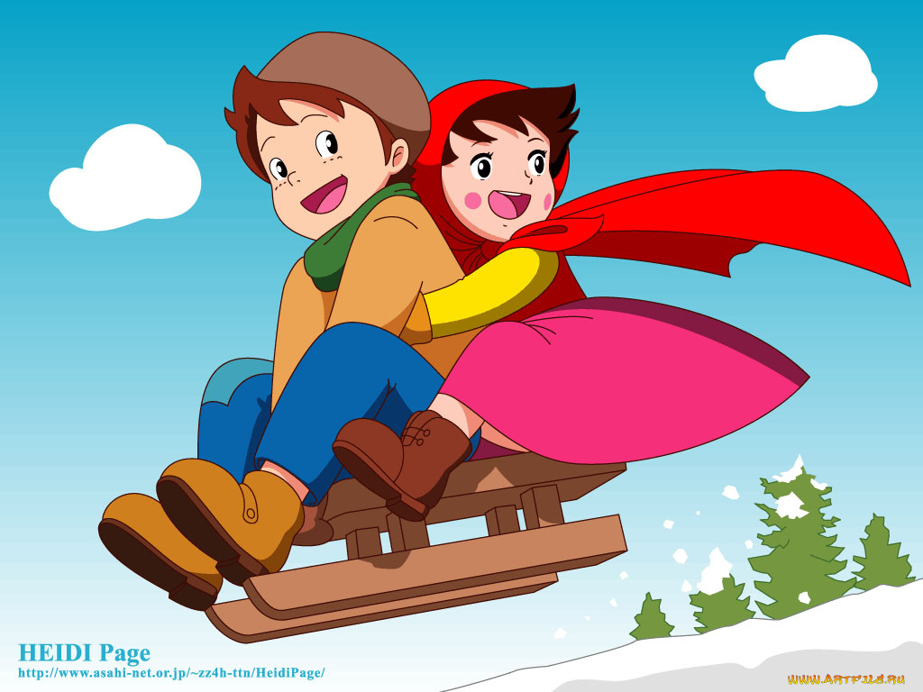 heidi, page, аниме