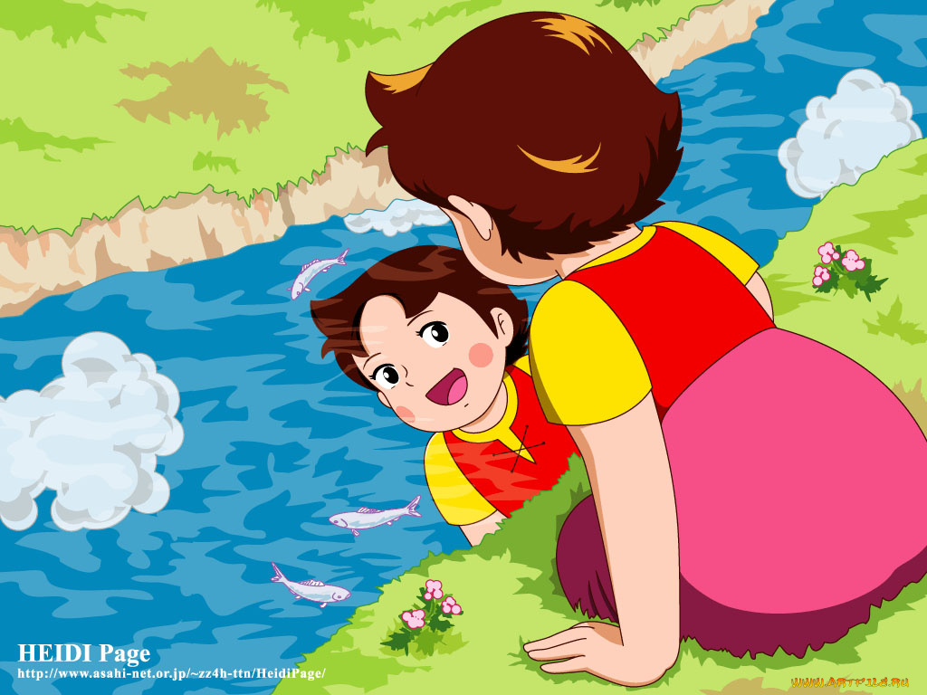 heidi, page, аниме