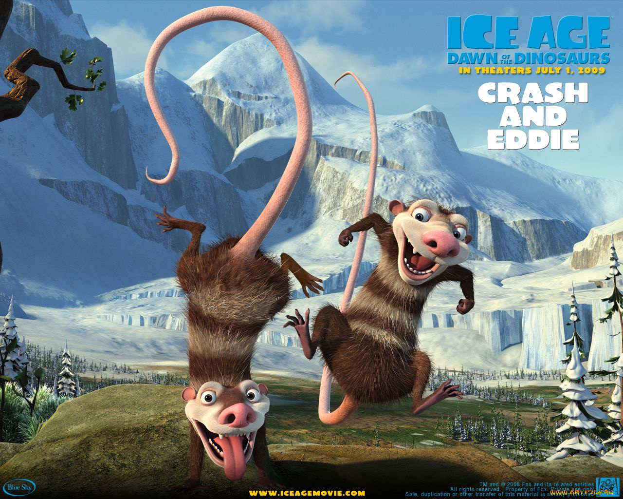 ice, age, crash, and, eddie, мультфильмы, dawn, of, the, dinosaurs