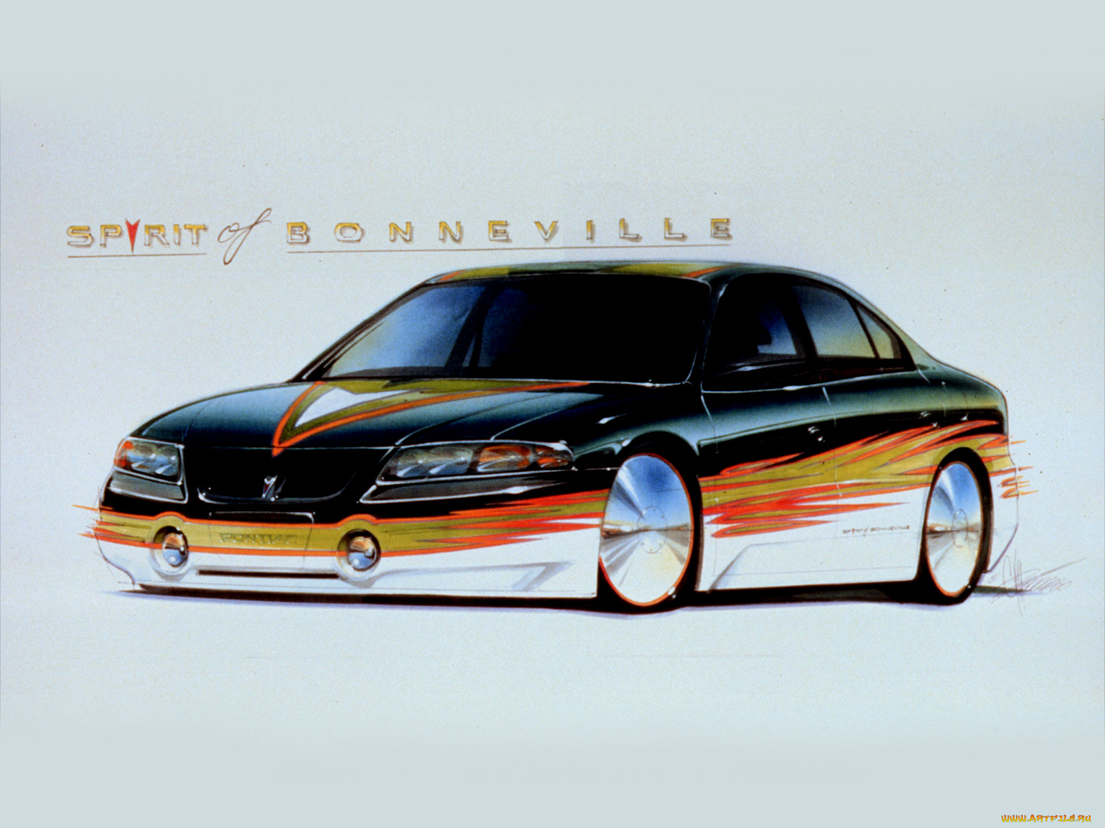 автомобили, рисованные