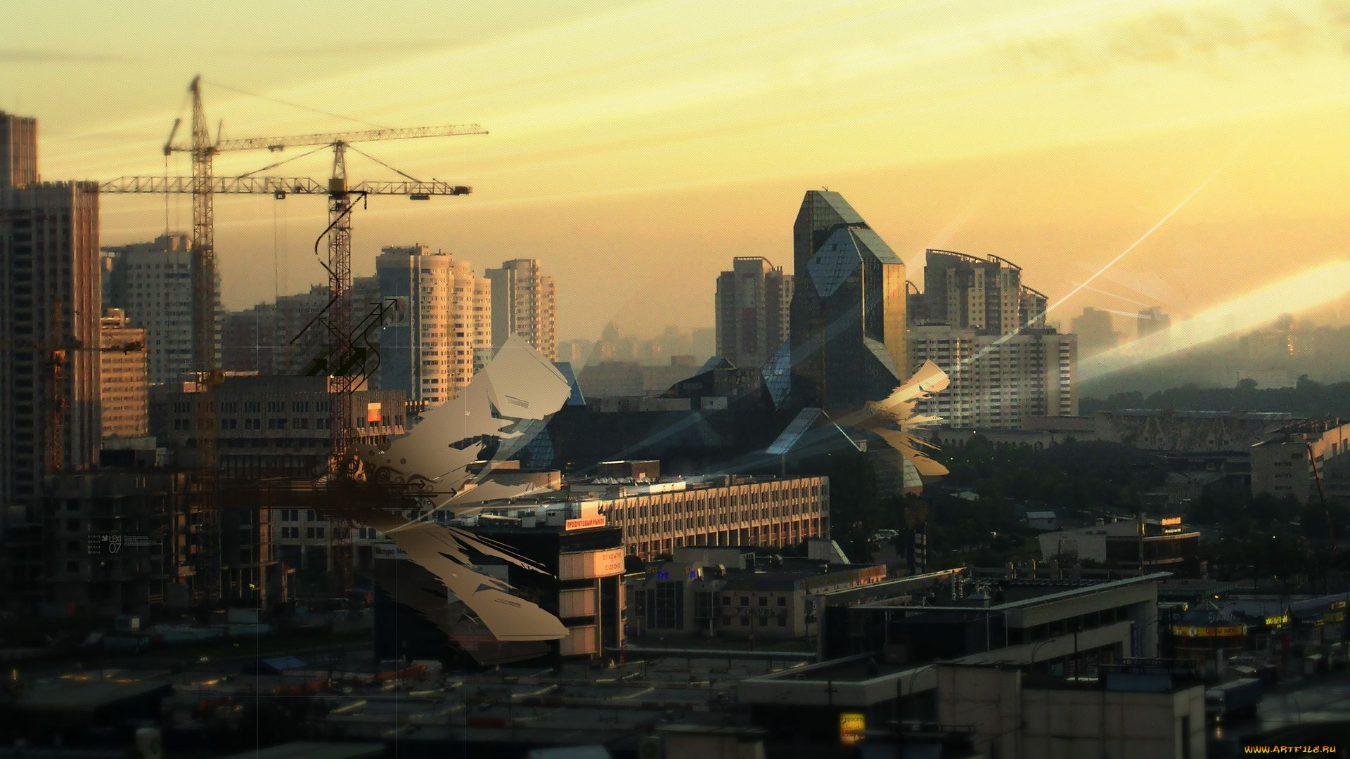 города, панорамы, москва, м.юго-западная