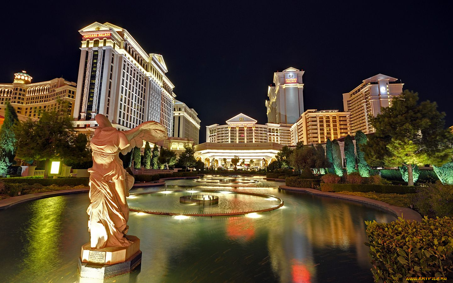 caesars, palace, las, vegas, города, лас, вегас, сша