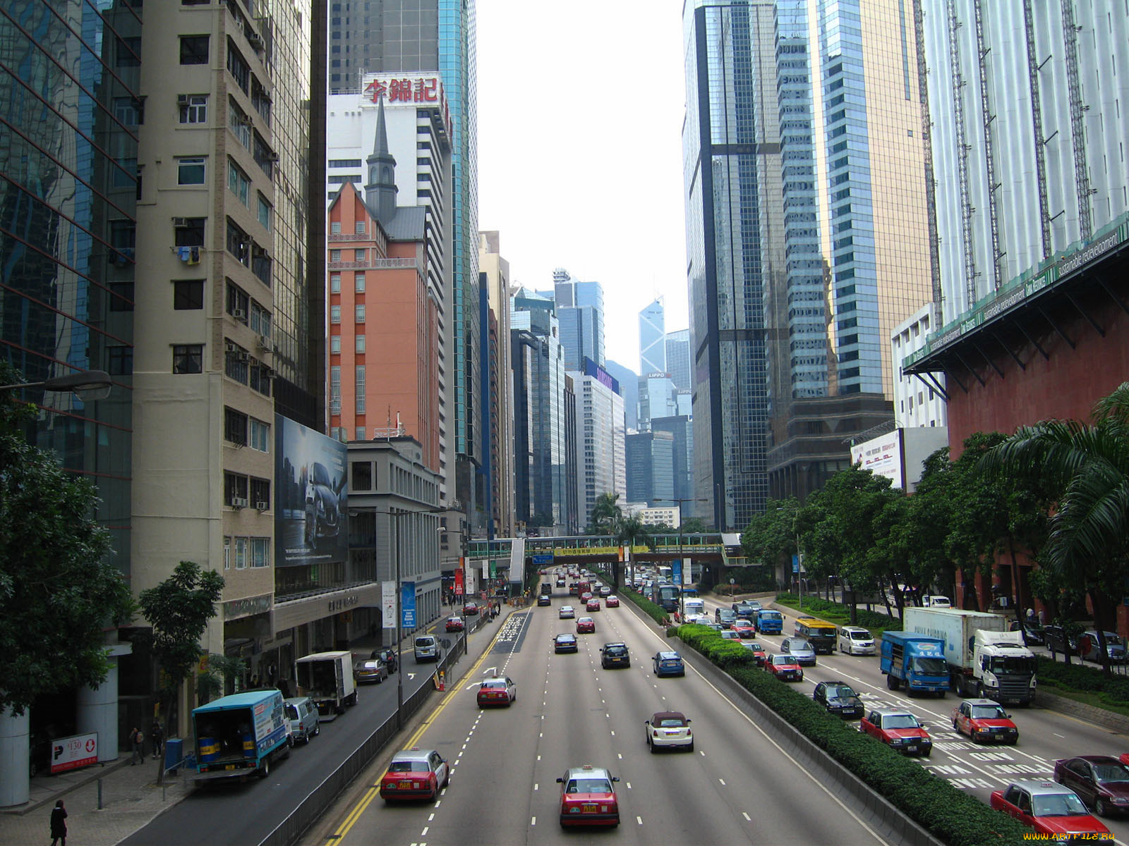 гонг, конг, города, гонконг, китай