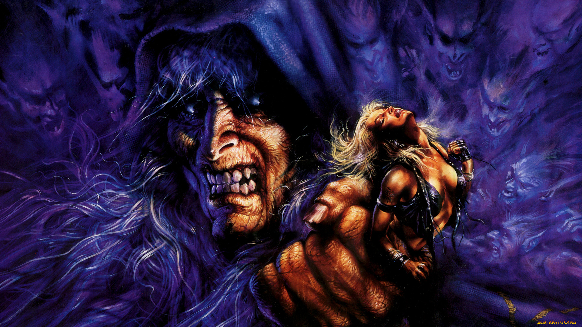 фэнтези, красавицы, чудовища, колдун, девушка, злодей