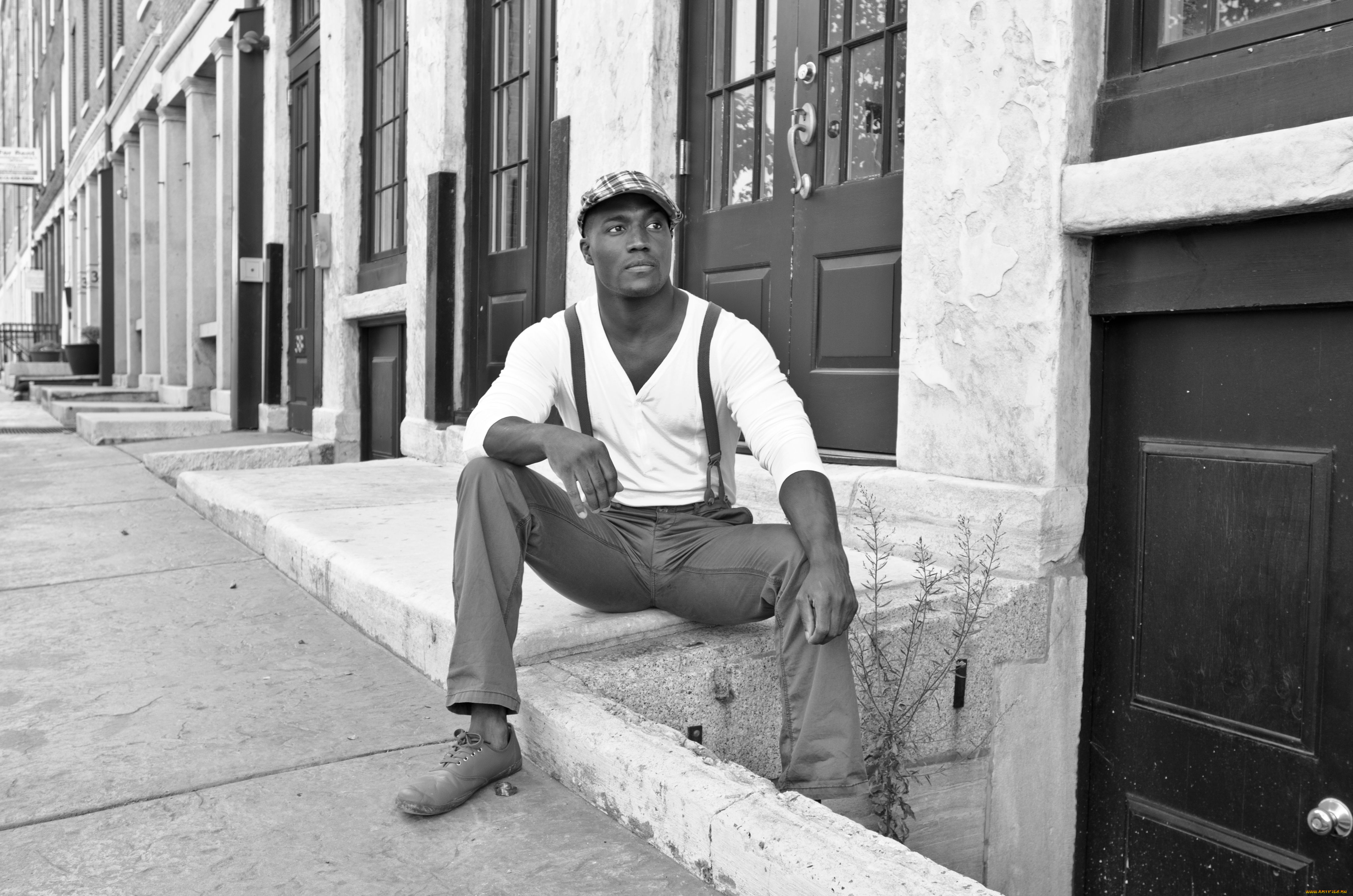 мужчины, unsort, подтяжки, кепка