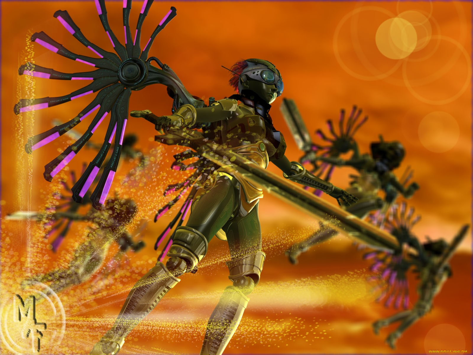 3д, графика, fantasy, фантазия, metal, salvation