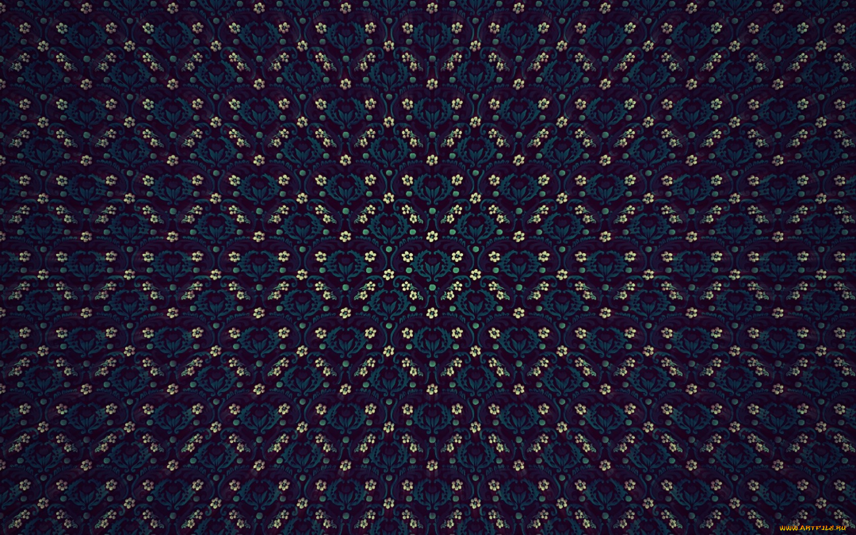 3д, графика, textures, текстуры, фиолетовый, узор, цветы