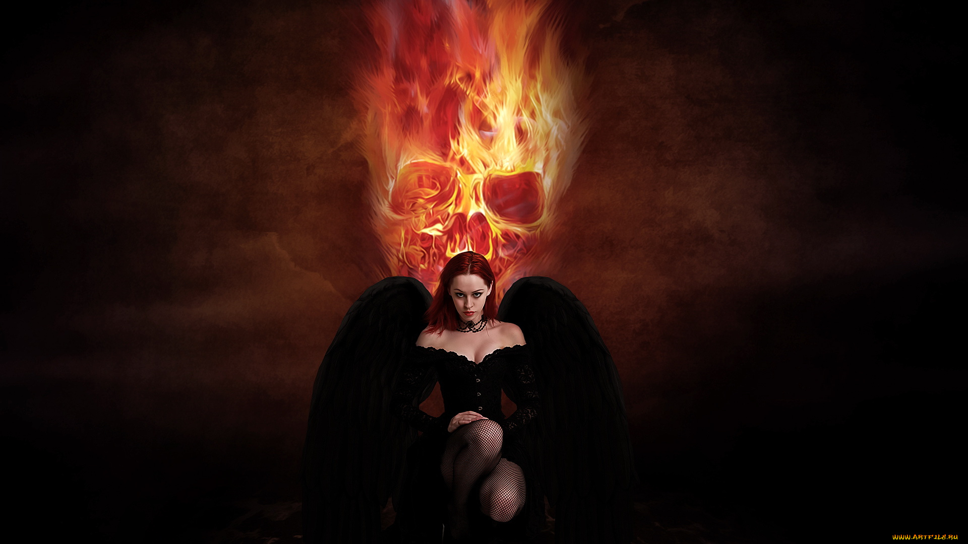 -Unsort, Креатив, девушки, unsort, креатив, череп